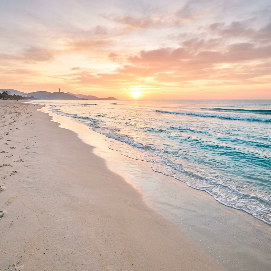 My Khe Beach at dawn — Da Nang